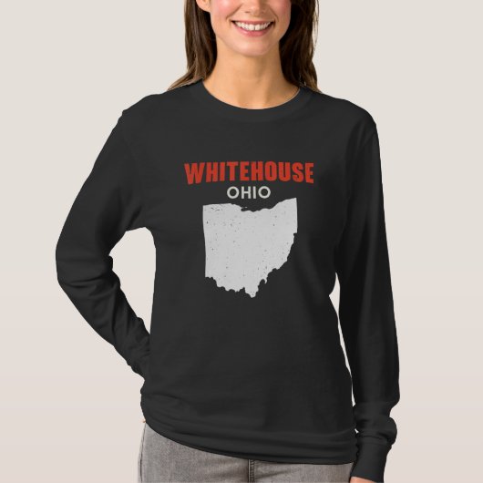 Whitehouse Ohio USA State America Travel Ohioan T-shirt (Voorkant)