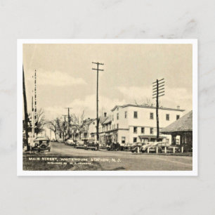 Whitehouse Station, New Jersey, Vintage Briefkaart