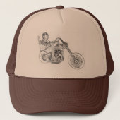 Whiteline Motorcycle - Chopper Chris Trucker Pet (Voorkant)
