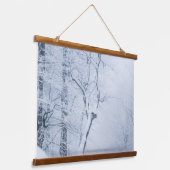 Whiteout Hangend Wandkleed (Gebogen)