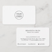 Whitepaper Aangepaste logo visitekaartjes (Voorkant / Achterkant)