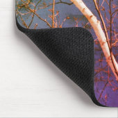 Whitepaper - Birch Tree Blue Sky Natuur Art Muismat (Hoek)