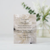 Whitepaper - een uitnodiging voor Floral Wedding (Staand voorkant)