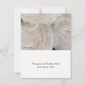 Whitepaper - een uitnodiging voor Floral Wedding (Achterkant)