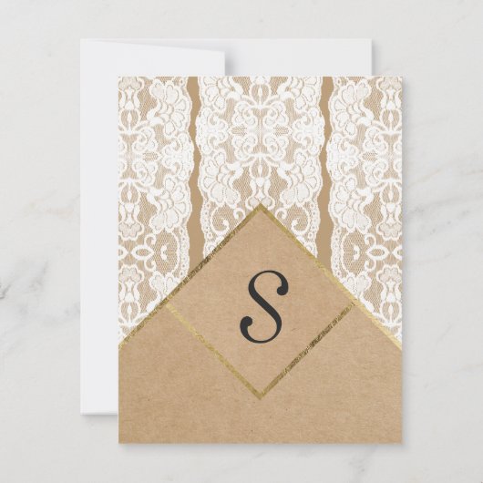 Whitepaper, Gold en gerecycleerd, voor chic & Clas Bedankkaart (Achterkant)