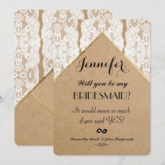 Whitepaper, Gold en gerecycleerd, voor chic & Clas Kaart (Voorkant / Achterkant)