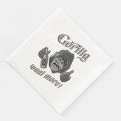 Whitepaper Gorilla Beer Napkin Servet (Hoek)
