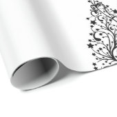 Whitepaper met minimale stijl voor kerstmis cadeaupapier (Rol Hoek)