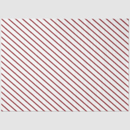 Whitepaper met rode en witte streep tissuepapier