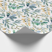 Whitepaper met Waterverf Art-omslagpapier Cadeaupapier (Hoek)