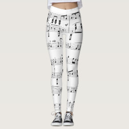 Whitepaper muziek leggings