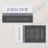 Whitepaper over de Silver Grey Marble Stone van Yo Visitekaartje (Voorkant / Achterkant)