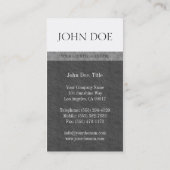 Whitepaper over de Silver Grey Marble Stone van Yo Visitekaartje (Achterkant)