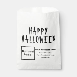 Whitepaper over halloween Business-tas Bedankzakje