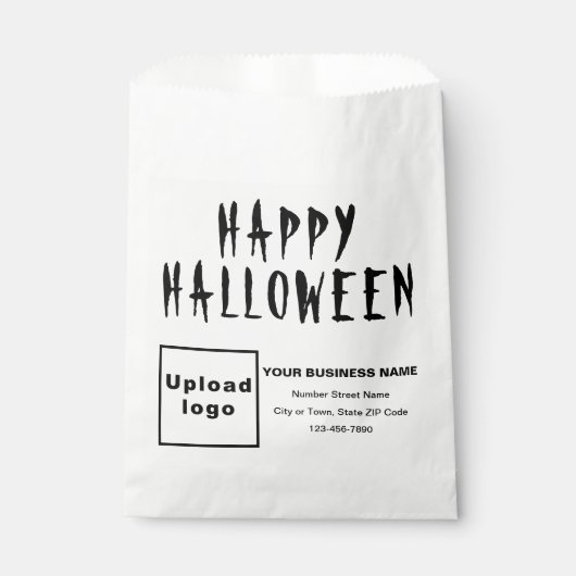 Whitepaper over halloween Business-tas Bedankzakje (Voorkant)