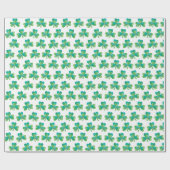 Whitepaper over het Shamrock Pattern-pakket Cadeaupapier (Vlak)