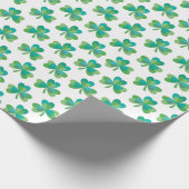 Whitepaper over het Shamrock Pattern-pakket Cadeaupapier (Hoek)