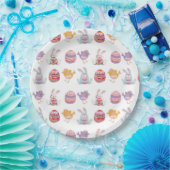 Whitepaper over paaspatroon Borden Papieren Bordje (Feest)