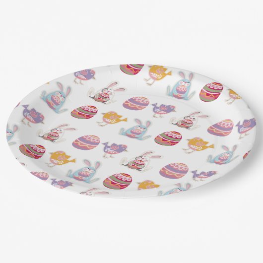 Whitepaper over paaspatroon Borden Papieren Bordje (Gekanteld)