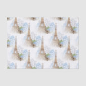 Whitepaper over Paris Blue Hydrangea Tissuepapier (Voorkant)