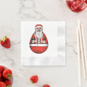 Whitepaper over "Rolly Polly Santa Speelgoed" Napk Servet (Insitu)
