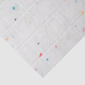 Whitepaper over Stippen en kleuren Tissuepapier (Detail)