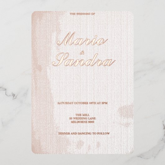 Whitepaper over uitnodiging voor bruiloft (Voorkant)