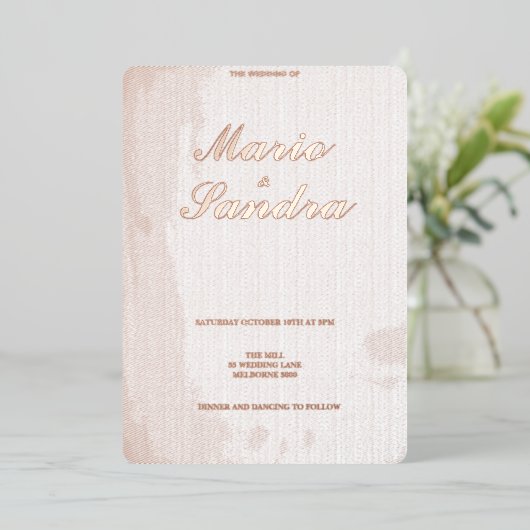 Whitepaper over uitnodiging voor bruiloft (Staand Voorkant)