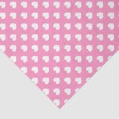 Whitepaper over wit hartweefsel tissuepapier (Detail)