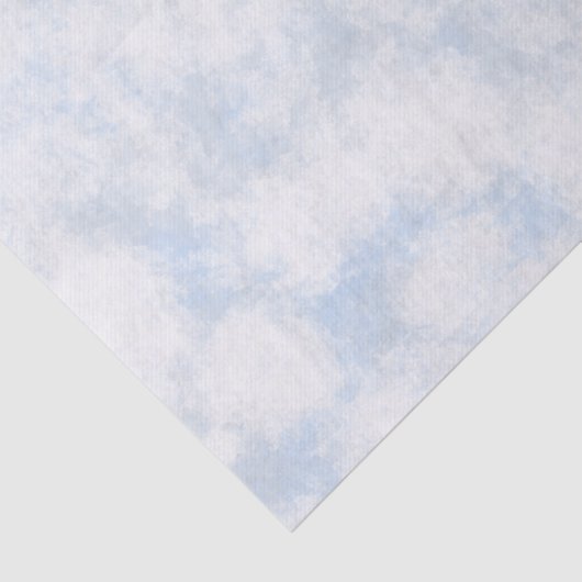 Whitepaper over wolken en hemel tissuepapier (Detail)