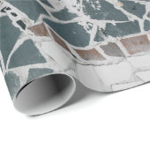 Whitepraperpapier op witte en grijze betonwal cadeaupapier (Rol Hoek)