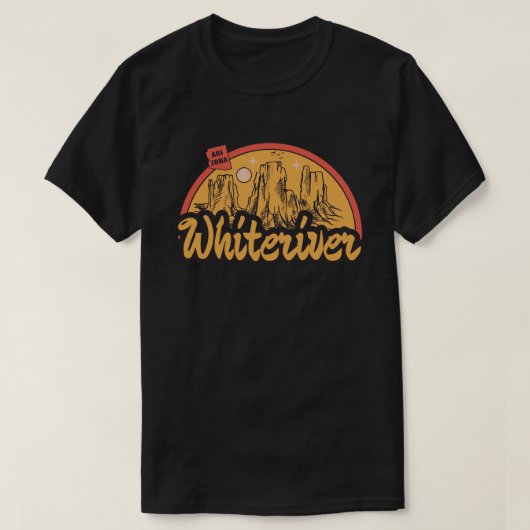 Whiteriver, Arizona T-shirt (Design voorkant)