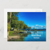 White's Beach, Vermont Briefkaart (Voorkant / Achterkant)