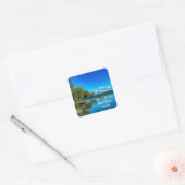 White's Beach, Vermont Vierkante Sticker (Envelop)