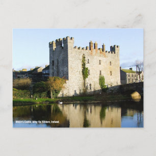 White's Kasteel Athy, Co. Kildare Ierland Ansichtk Briefkaart