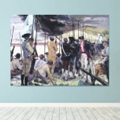 Whites of Eyes van Ken Riley Print (Insitu (Houten vloer))