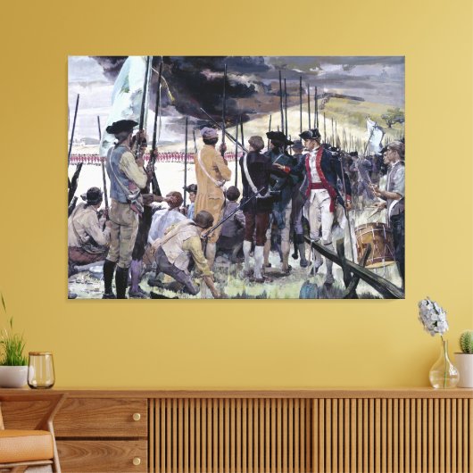 Whites of Eyes van Ken Riley Print (Insitu (Woonkamer))