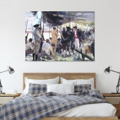 Whites of Eyes van Ken Riley Print (Insitu (Slaapkamer))