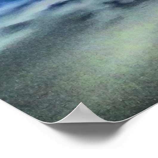 Whiteshel herfst Reflection Poster Print (Hoek)