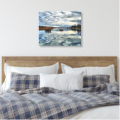 Whiteshell Nalection Stretch Canvas Afdrukken (Insitu (Slaapkamer))