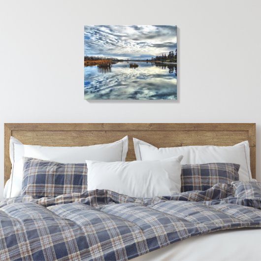 Whiteshell Nalection Stretch Canvas Afdrukken (Insitu (Slaapkamer))