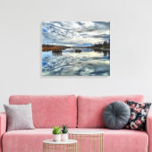 Whiteshell Nalection Stretch Canvas Afdrukken (Insitu (Woonkamer))