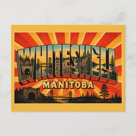 Whiteshell Provincial Park Manitoba Briefkaart (Voorkant)