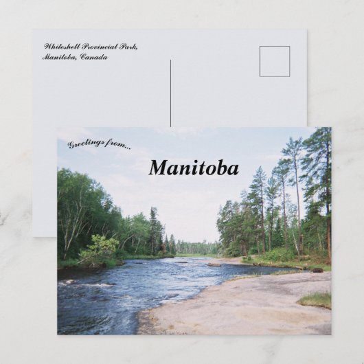 Whiteshell Provincial Park Manitoba Canada Briefkaart (Voorkant / Achterkant)