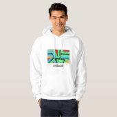 Whiteside abstracte hoodie (Voorkant volledig)