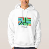 Whiteside abstracte hoodie (Voorkant)