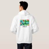 Whiteside abstracte hoodie (Achterkant volledig)