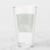 Whiteside Mountain Letterpress stijl pint glas (Achterkant)