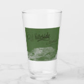 Whiteside Mountain Letterpress stijl pint glas (Voorkant)