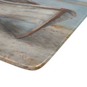 Whitespoed Boat op de kust Snijplank (Hoek)